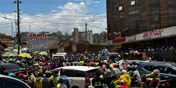 Morara Kebaso during civic education rally in Embu on September 21, 2024. X