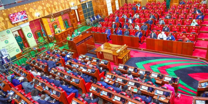 MPs in Parliament during the Budget 2024 reading. Photo Parliament
