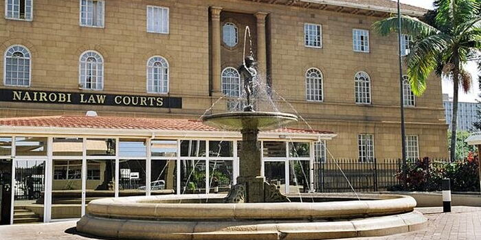 A photo of the statue outside the Nairobi Law Courts Photo Judiciary