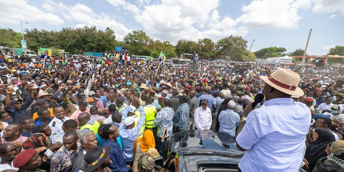 ruto crowd