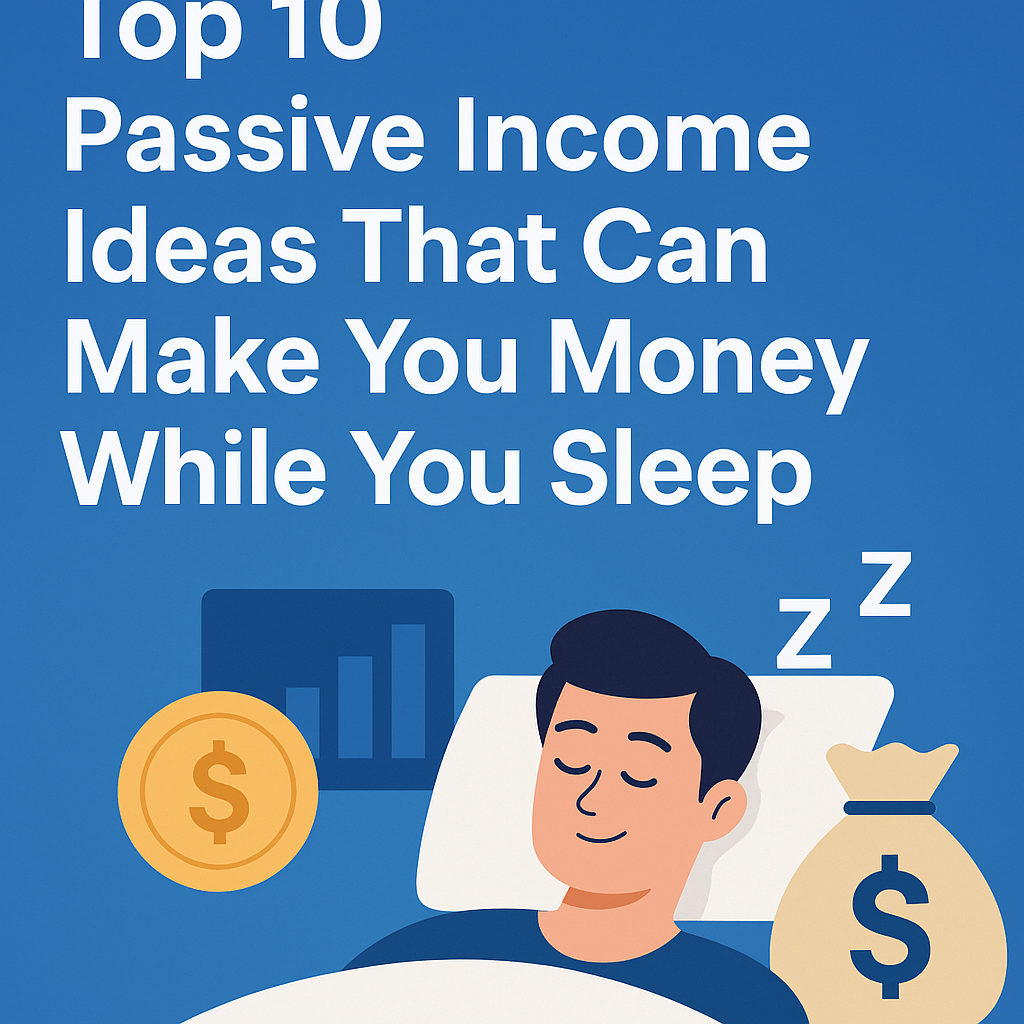 Top 10 Passive Income Ideas That Can Make You Money While You Sleep in 2025.