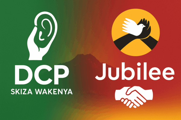 Mount Kenya at a Crossroads: Jubilee vs. DCP Showdown.