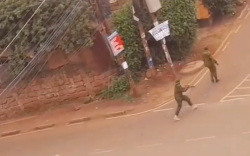 Armed Police Accused of Threatening Peaceful Protesters with Lethal Force in Shocking Saba Saba Footage.