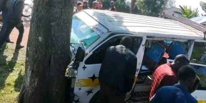 Police Corruption Sparks Horror Crash—Officer Jumps Into Moving Matatu, Chokes Driver, Leaves Passengers Injured.