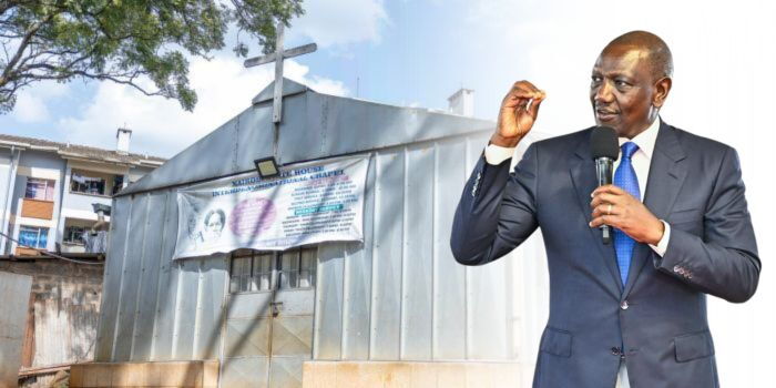 Ruto Becomes First President to Worship at State House ‘Mabati Chapel’ Amid Prophetic Revelations.