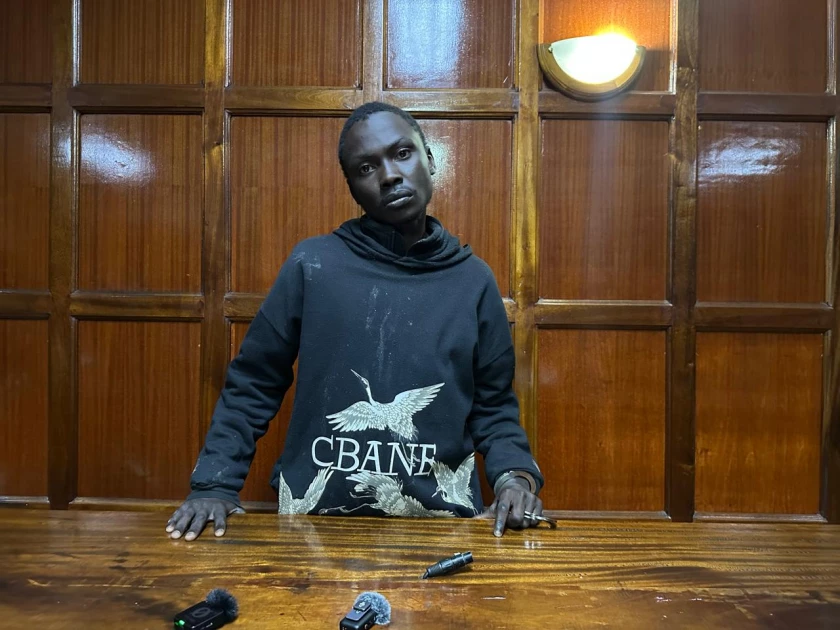 Shock in Nairobi: Man Arrested Inside Parliament Claims to Be President Ruto’s Son.