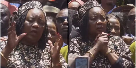 Ida “Mama” Odinga Breaks Silence in National Address — Apologises for Chaos, Urges Calm.
