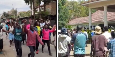 “Ruto Must Go” Chants Erupt at Raila Odinga’s Karen Home as President Visits.