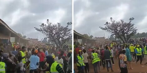 Chaos in Mbeere North as DP Kindiki Booed and Chased by Angry Crowd.