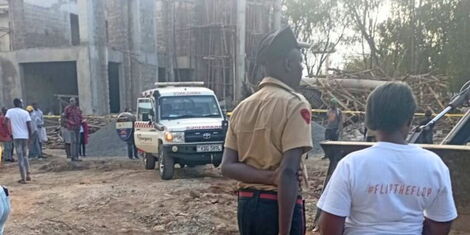 Building Collapse Along Ngong Road Traps Workers, Sparks Massive Rescue Operation.
